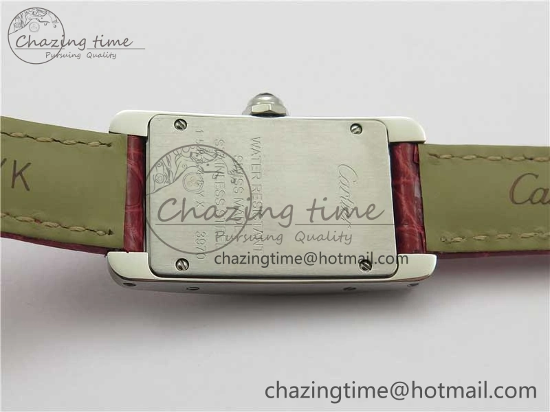 Tank WJTA0029 29mm 8848F SS Silver Dial on Red Croco Strap Ronda Quartz