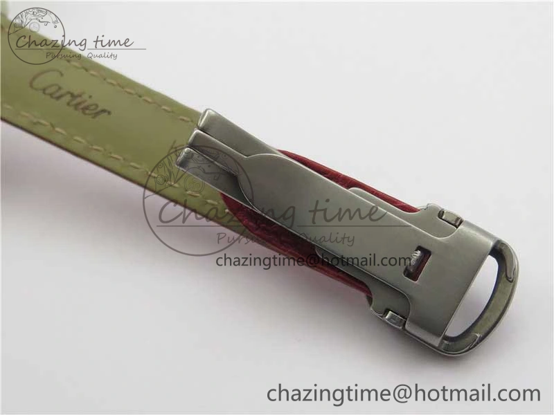 Tank WJTA0029 29mm 8848F SS Silver Dial on Red Croco Strap Ronda Quartz