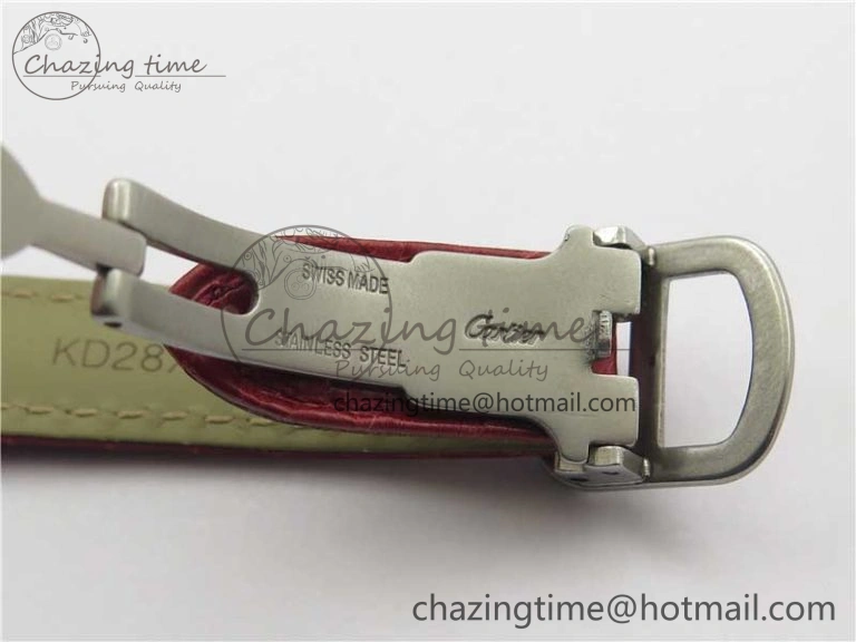 Tank WJTA0029 29mm 8848F SS Silver Dial on Red Croco Strap Ronda Quartz