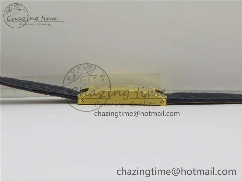 Tank WJTA0029 29mm 8848F YG Silver Dial on Black Croco Strap Ronda Quartz