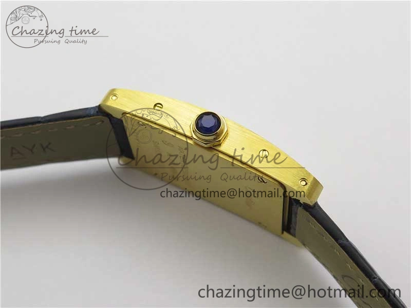 Tank WJTA0029 29mm 8848F YG Silver Dial on Black Croco Strap Ronda Quartz