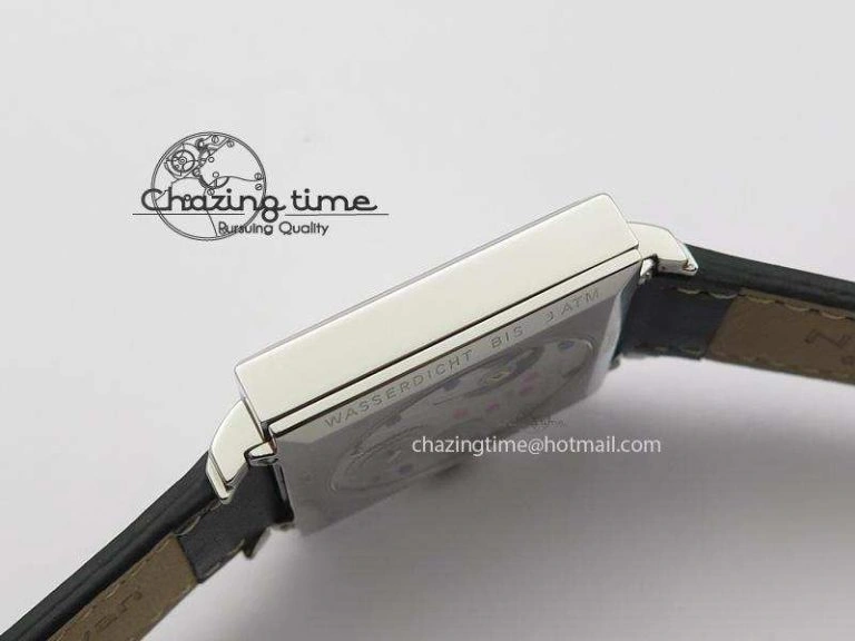 Tetra SS Gold Dial On Black Leather Strap A2813