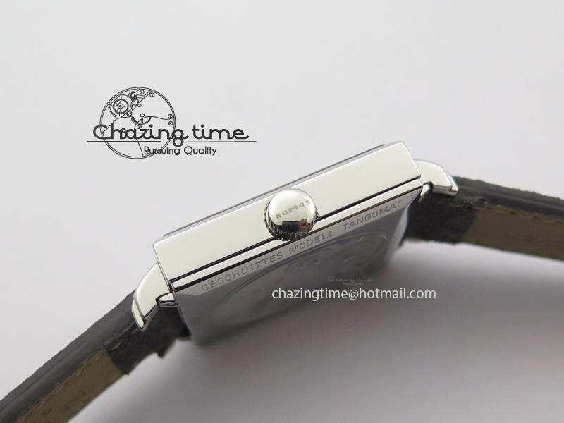 Tetra SS Grey Dial On Grey Leather Strap A2813