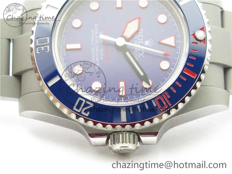 The Rough Matt Carbon Sandblast SS GMF Best Edition Blue Dial on SS Bracelet SA3130