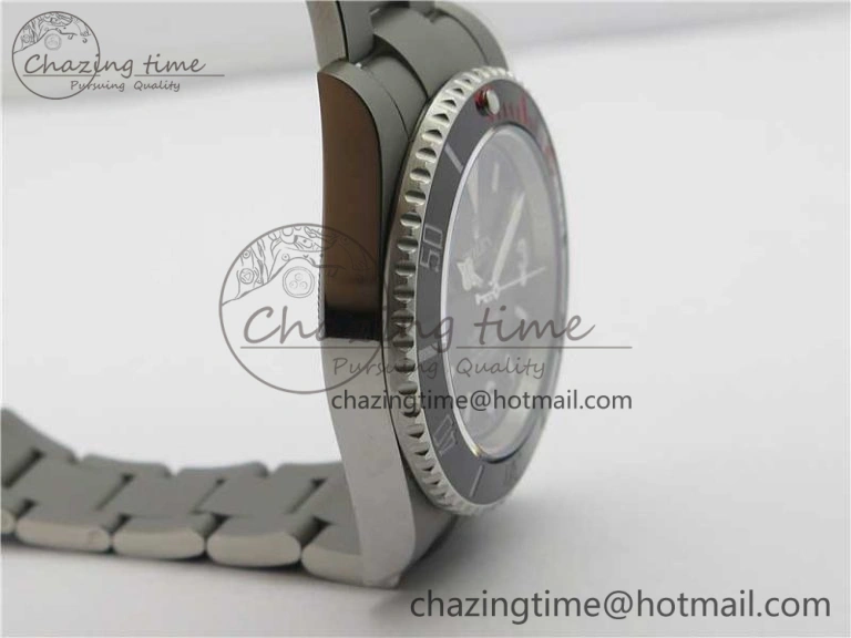 The Rough Matt Carbon Sandblast SS GMF Best Edition Carbon Dial on SS Bracelet SA3130