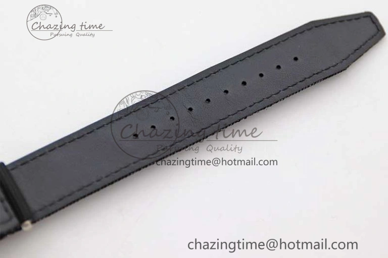Top Gun IW326901 Ceramic M+F 1:1 Best Edition Black Dial on Black Nylon Strap A2892