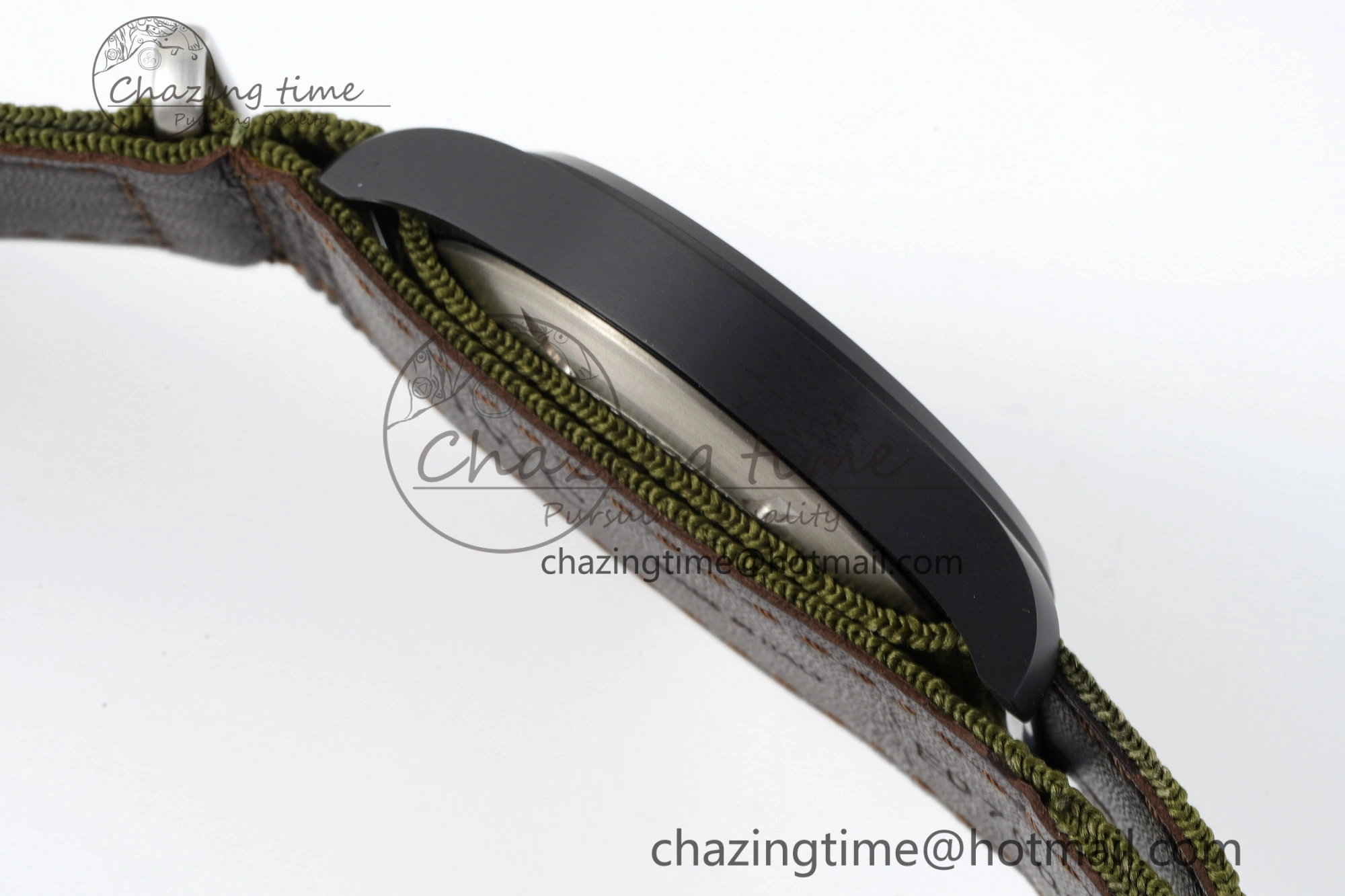 Top Gun Pilot Mark XVIII Limited “SFTI” M+F 1:1 Best Edition Black Dial on Green Nylon Strap A35111