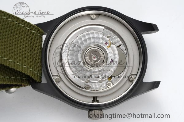 Top Gun Pilot Mark XVIII Limited “SFTI” M+F 1:1 Best Edition Black Dial on Green Nylon Strap A35111
