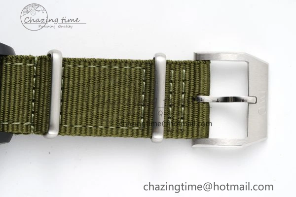 Top Gun Pilot Mark XVIII Limited “SFTI” M+F 1:1 Best Edition Black Dial on Green Nylon Strap A35111