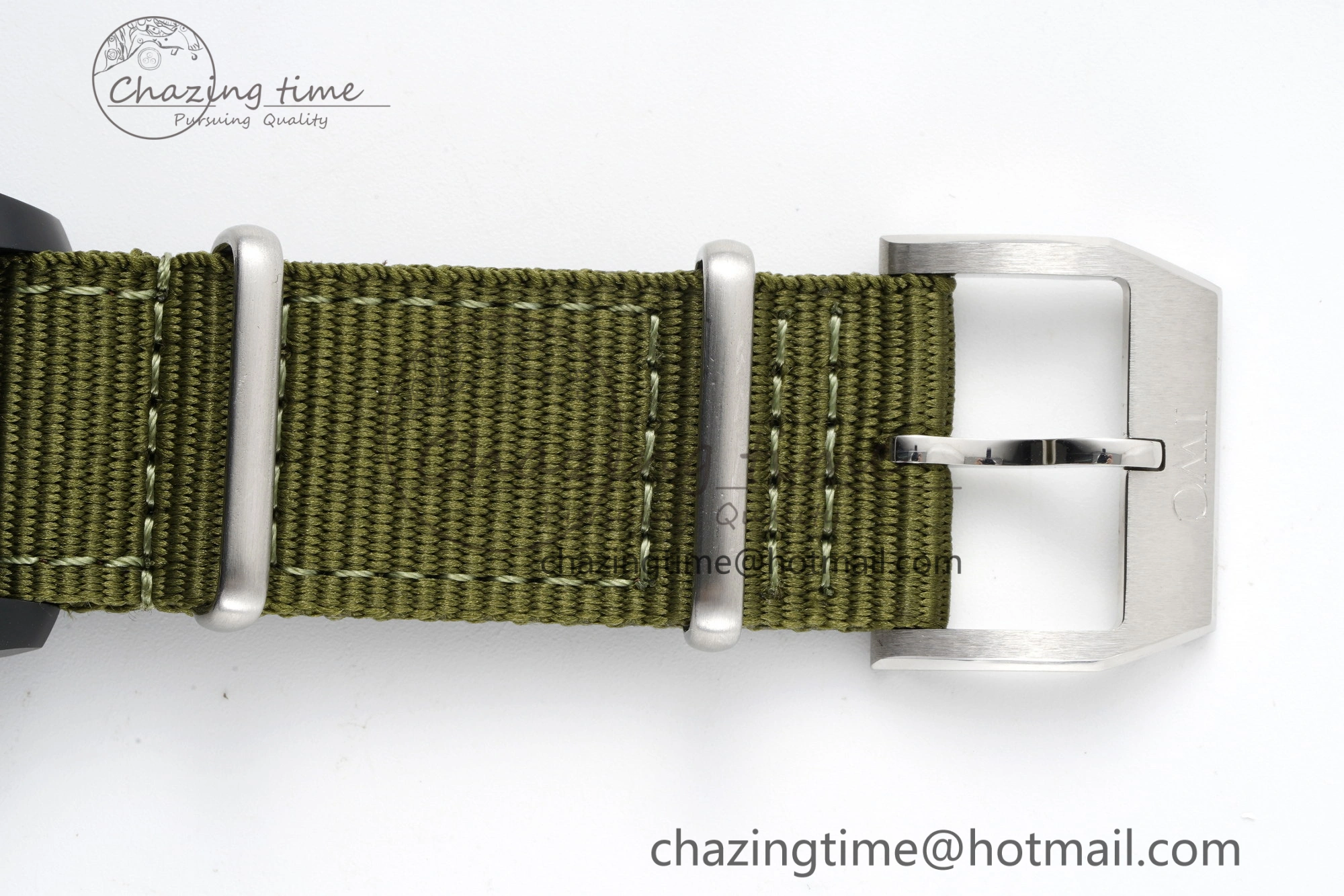Top Gun Pilot Mark XVIII Limited “SFTI” M+F 1:1 Best Edition Black Dial on Green Nylon Strap A35111