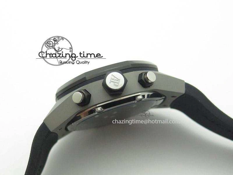 Tourbillon Concept GMT SS Black Blue Dial On Black Rubber Strap Japan Quartz