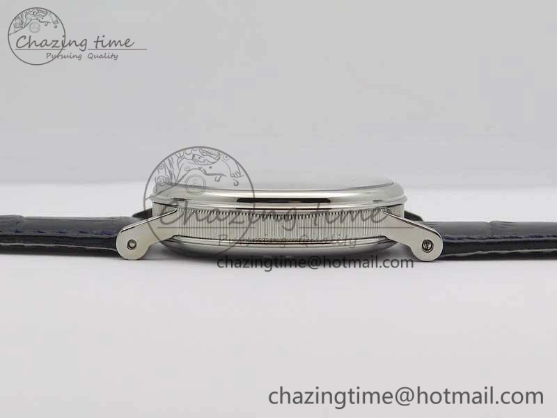Tradition 7057BB 11 9W6 SS Real PR SF 1:1 Best Edition Skeleton Dial On Blue Leather Strap A507