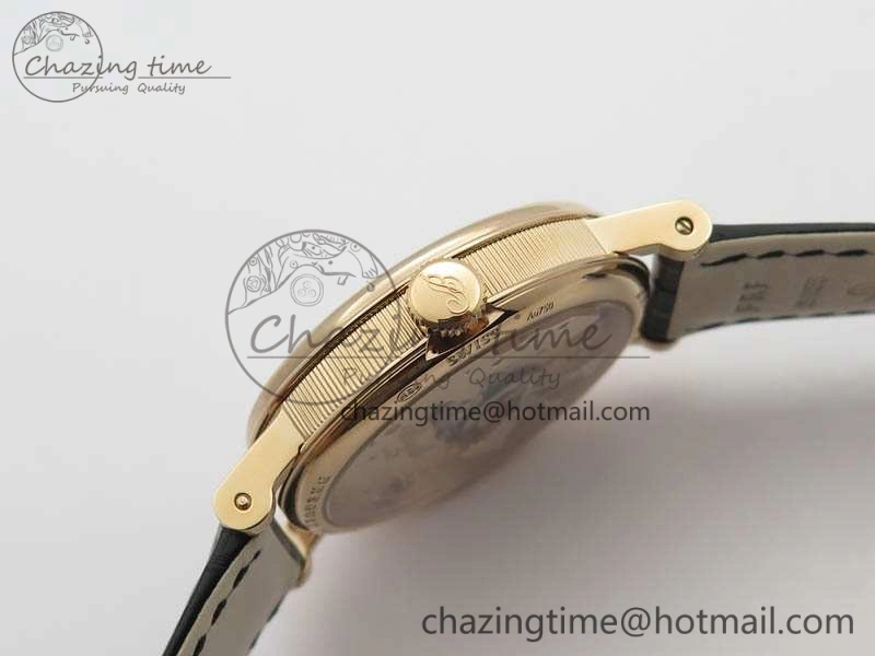 Tradition 7057BR R9 9W6 RG Real PR SF 1:1 Best Edition RG Skeleton Dial On Leather Strap A507