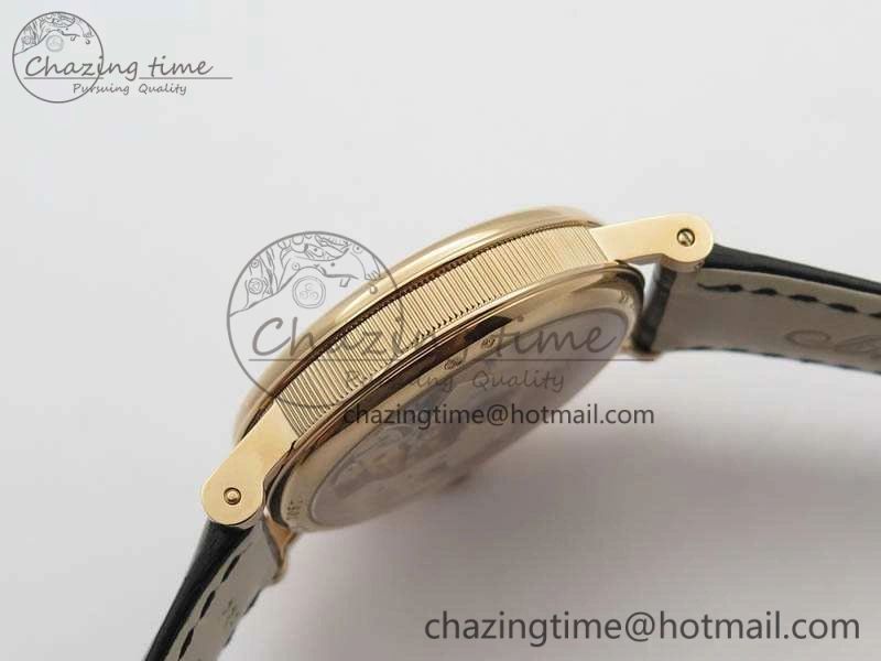 Tradition 7057BR R9 9W6 RG Real PR SF 1:1 Best Edition RG Skeleton Dial On Leather Strap A507
