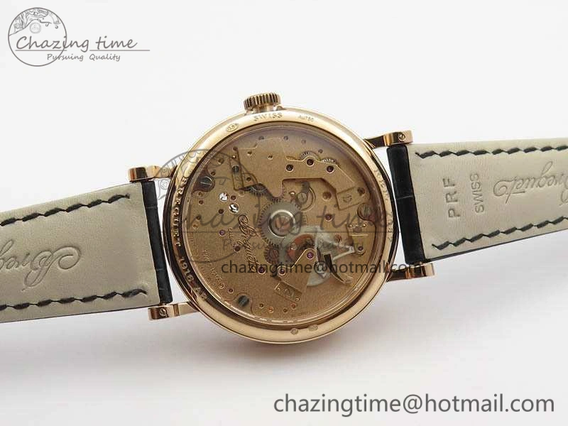 Tradition 7057BR R9 9W6 RG Real PR SF 1:1 Best Edition RG Skeleton Dial On Leather Strap A507