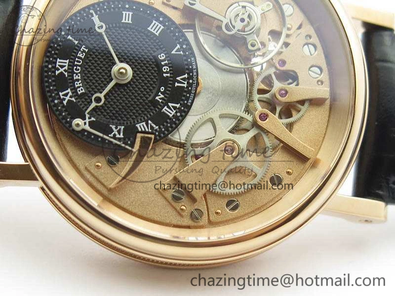 Tradition 7057BR R9 9W6 RG Real PR SF 1:1 Best Edition RG Skeleton Dial On Leather Strap A507