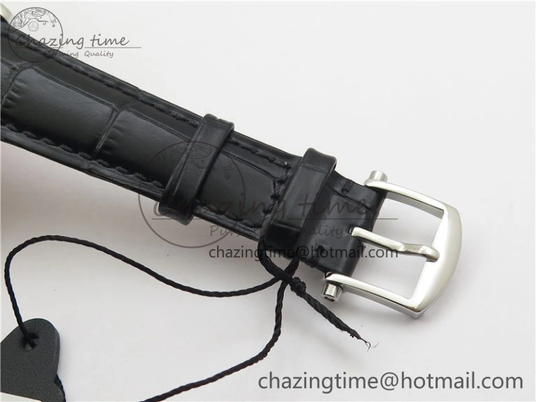 Tradition 7097BB G1 9WU SS Real PR SF 1:1 Best Edition Silver Skeleton Dial on Black Leather Strap A505