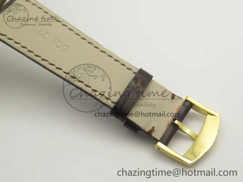 Tradition Tourbillon YG BBR Best Edition Full Diamond Paved Skeleton Dial on Brown Leather Strap