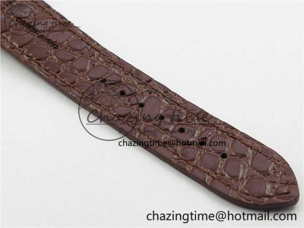 Traditionnelle 4010T RG AIF Best Edition White on Brown Leather Strap A2460QCL