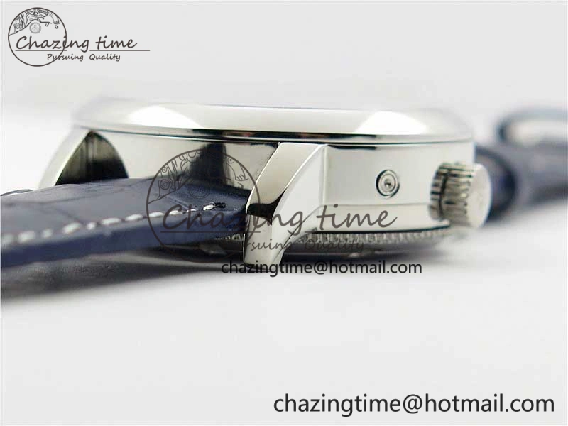 Traditionnelle 4010T SS AIF Best Edition White Dial on Blue Leather Strap A2460QCL