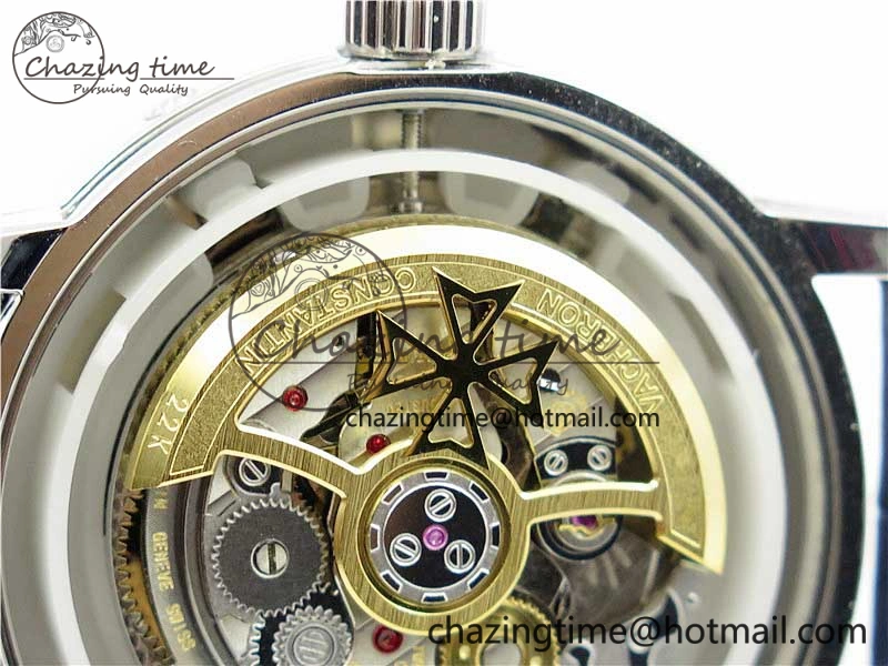Traditionnelle 4010T SS AIF Best Edition White Dial on Blue Leather Strap A2460QCL