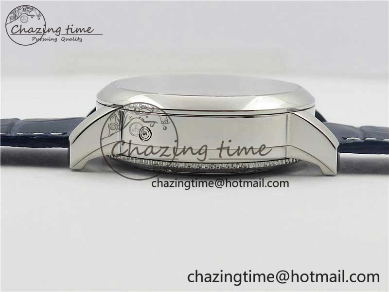 Traditionnelle 4010T SS AIF Best Edition White Dial on Blue Leather Strap A2460QCL