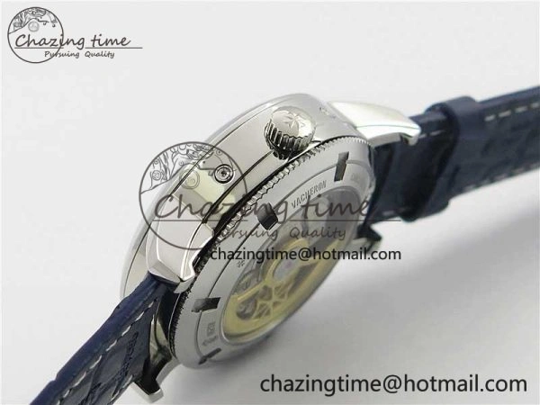 Traditionnelle 4010T SS AIF Best Edition White Dial on Blue Leather Strap A2460QCL