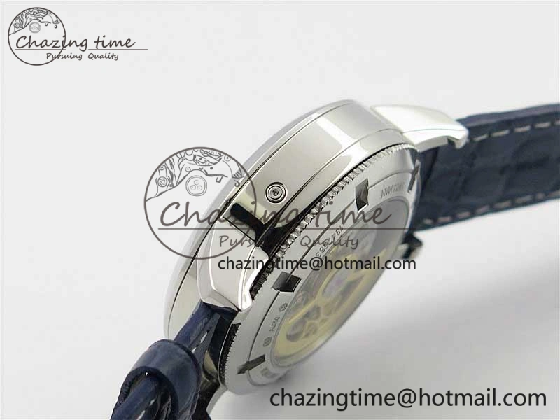 Traditionnelle 4010T SS AIF Best Edition White Dial on Blue Leather Strap A2460QCL