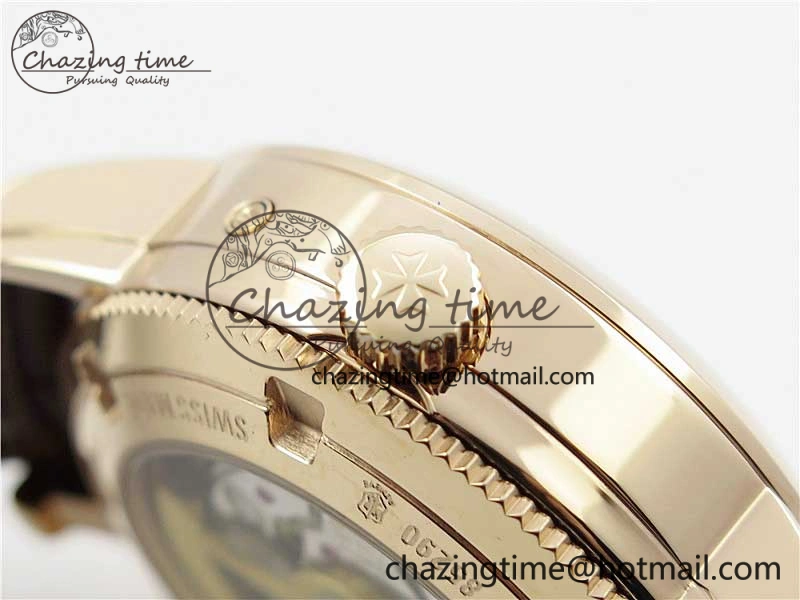 Traditionnelle 85290 RG AIF Best Edition White Dial on Brown Leather Strap A2475SC