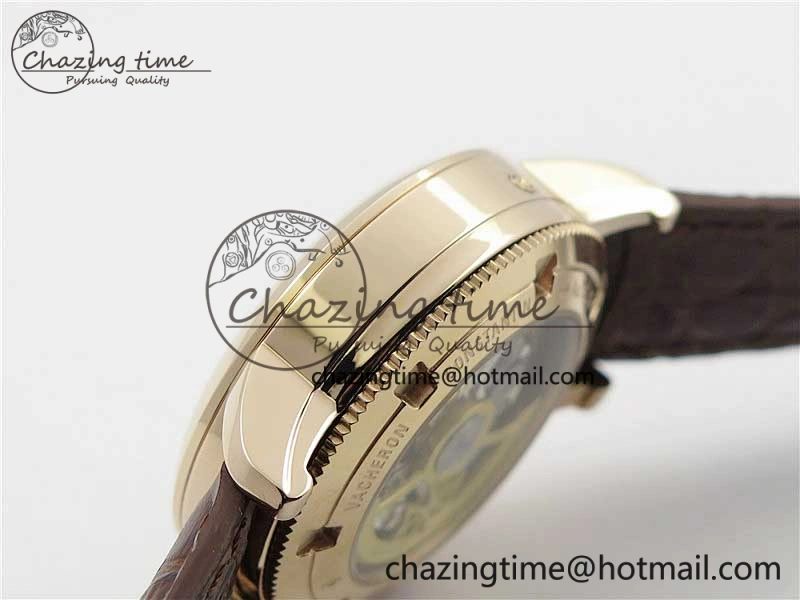 Traditionnelle 85290 RG AIF Best Edition White Dial on Brown Leather Strap A2475SC