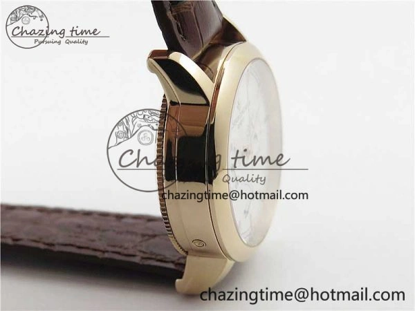 Traditionnelle 85290 RG AIF Best Edition White Dial on Brown Leather Strap A2475SC