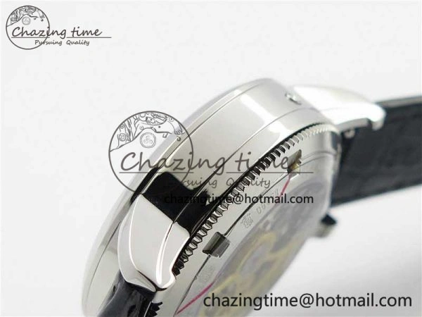 Traditionnelle 85290 SS AIF Best Edition White Dial on Black Leather Strap A2475SC