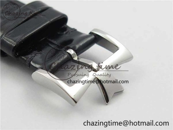 Traditionnelle 85290 SS AIF Best Edition White Dial on Black Leather Strap A2475SC