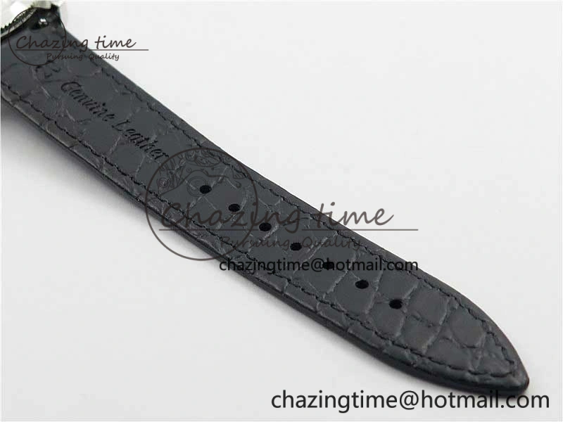 Traditionnelle 85290 SS AIF Best Edition White Dial on Black Leather Strap A2475SC