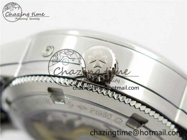 Traditionnelle 85290 SS AIF Best Edition White Dial on Black Leather Strap A2475SC