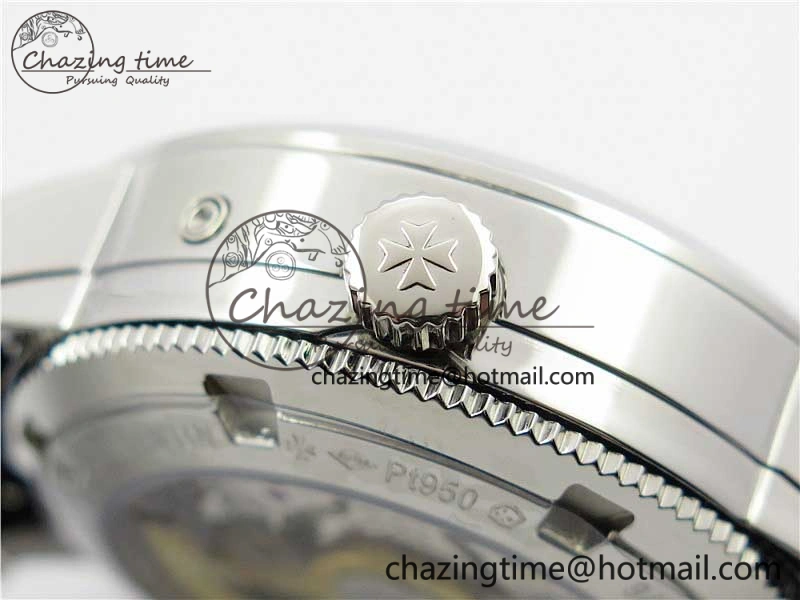 Traditionnelle 85290 SS AIF Best Edition White Dial on Black Leather Strap A2475SC