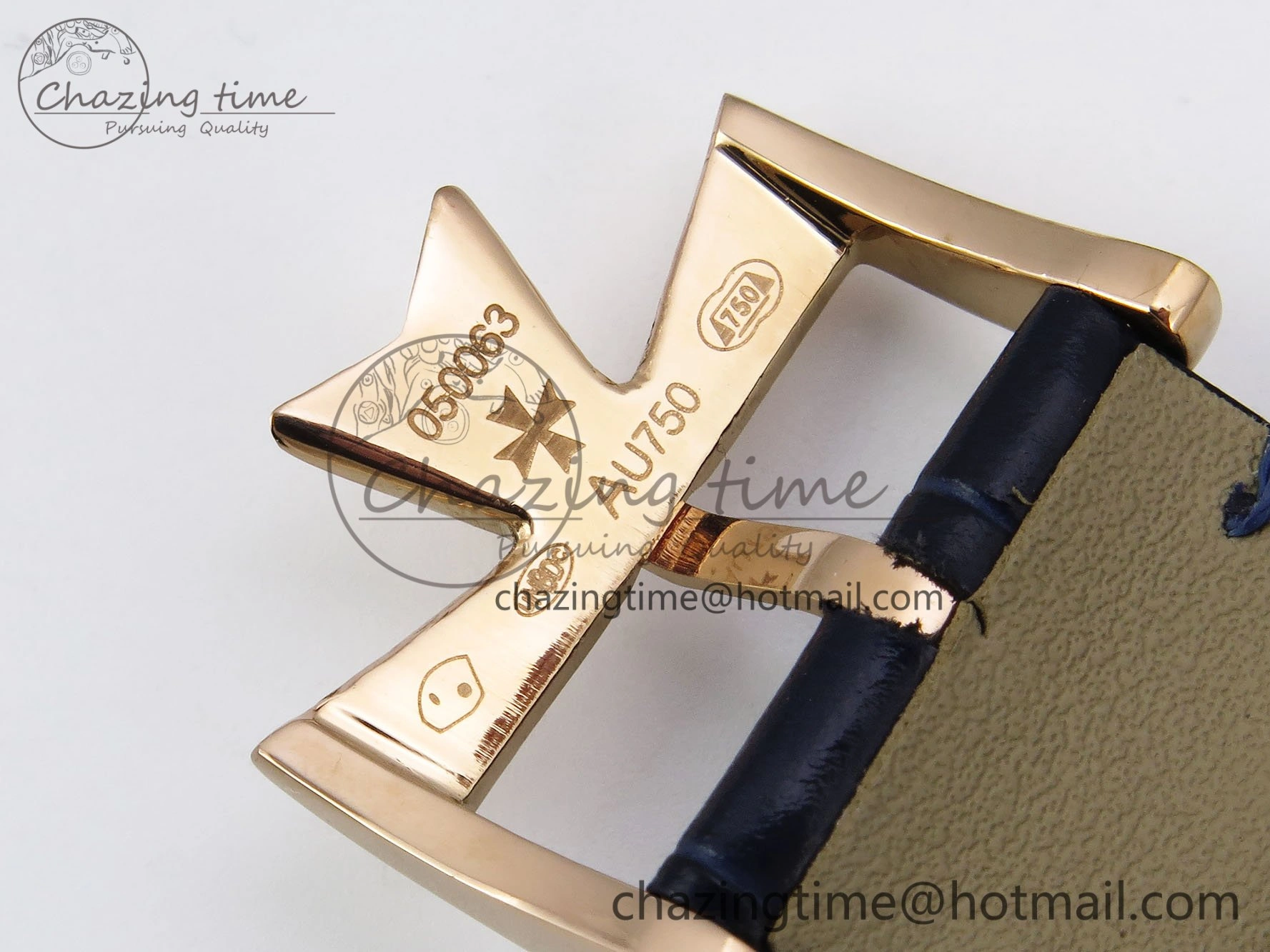 Traditionnelle Tourbillon RG RMSF Best Edition Blue Textured Dial on Blue Leather Strap