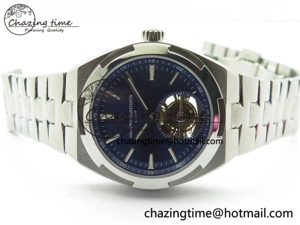 Traditionnelle Tourbillon SS EURF Best Edition Blue Dial on SS Bracelet