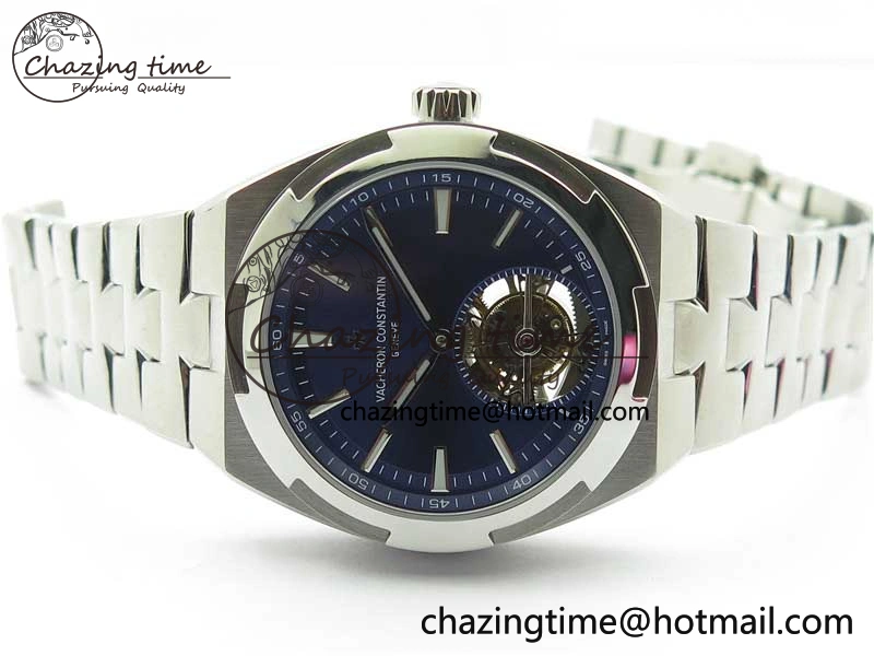 Traditionnelle Tourbillon SS EURF Best Edition Blue Dial on SS Bracelet