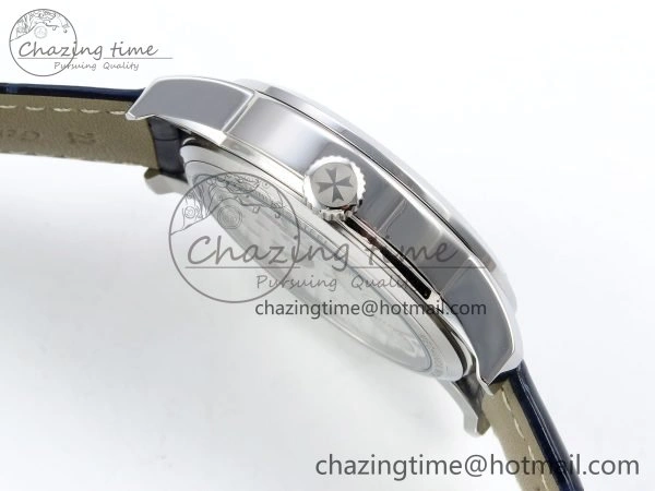 Traditionnelle Tourbillon SS RMSF Best Edition Blue Textured Dial on Blue Leather Strap