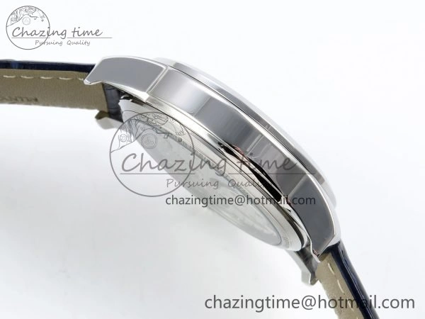 Traditionnelle Tourbillon SS RMSF Best Edition Blue Textured Dial on Blue Leather Strap