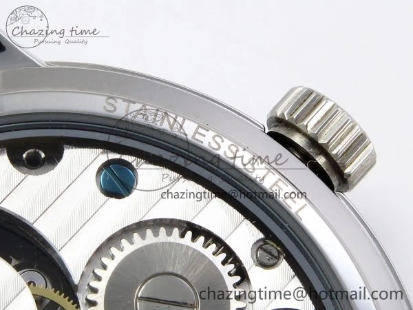 Traditionnelle Tourbillon SS RMSF Best Edition Blue Textured Dial on Blue Leather Strap
