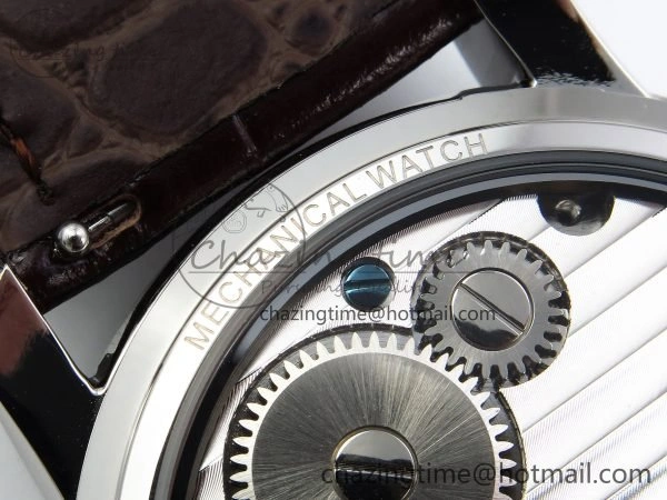 Traditionnelle Tourbillon SS RMSF Best Edition Silver Dial on Brown Leather Strap