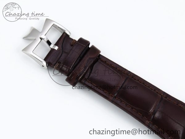 Traditionnelle Tourbillon SS RMSF Best Edition Silver Dial on Brown Leather Strap