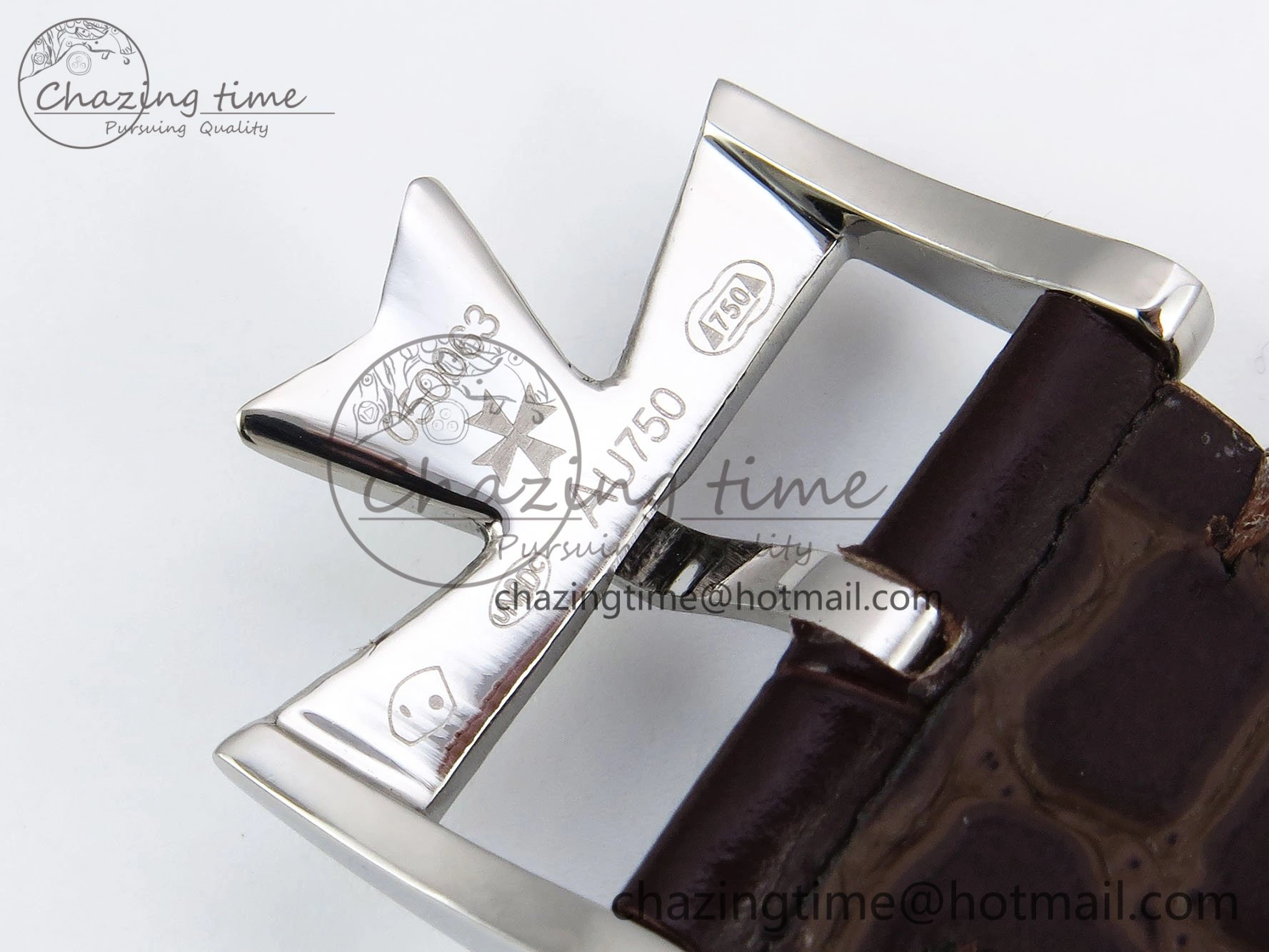 Traditionnelle Tourbillon SS RMSF Best Edition Silver Dial on Brown Leather Strap