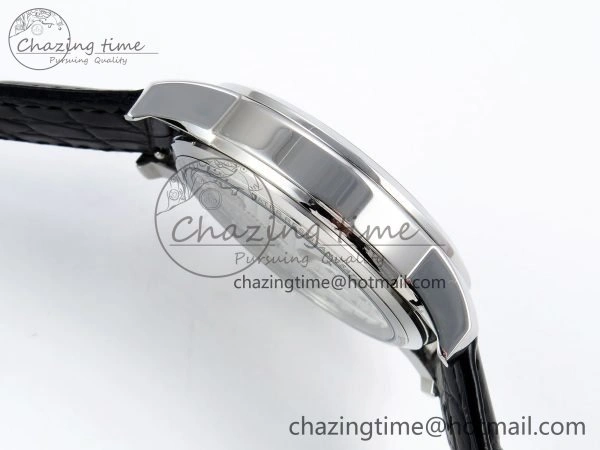 Traditionnelle Tourbillon SS RMSF Best Edition White Textured Dial on Black Leather Strap