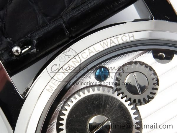 Traditionnelle Tourbillon SS RMSF Best Edition White Textured Dial on Black Leather Strap