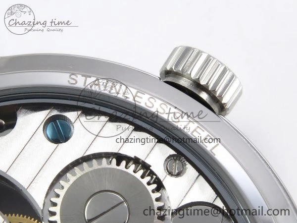 Traditionnelle Tourbillon SS RMSF Best Edition White Textured Dial on Black Leather Strap