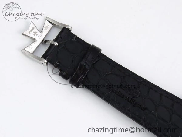 Traditionnelle Tourbillon SS RMSF Best Edition White Textured Dial on Black Leather Strap