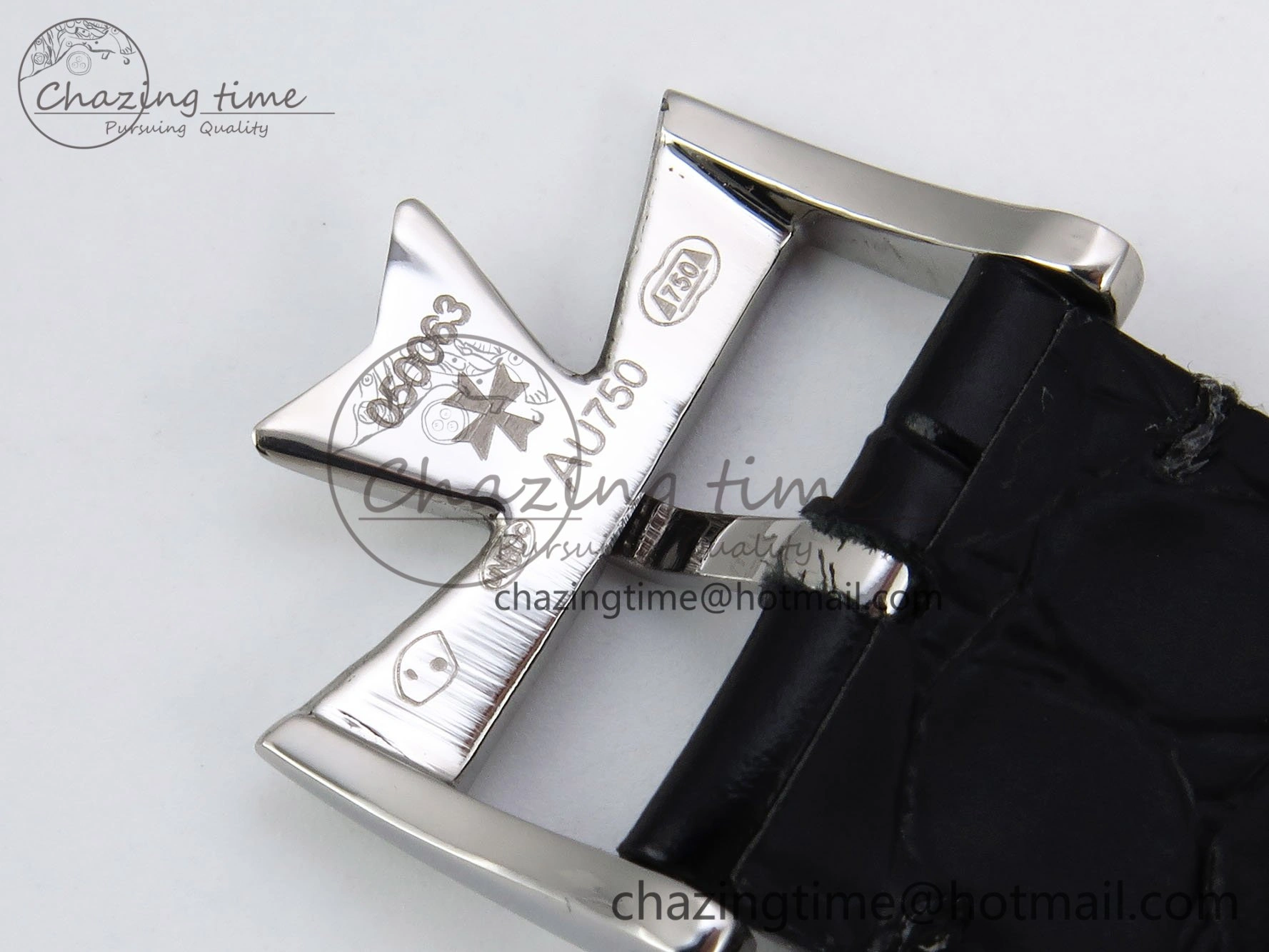 Traditionnelle Tourbillon SS RMSF Best Edition White Textured Dial on Black Leather Strap